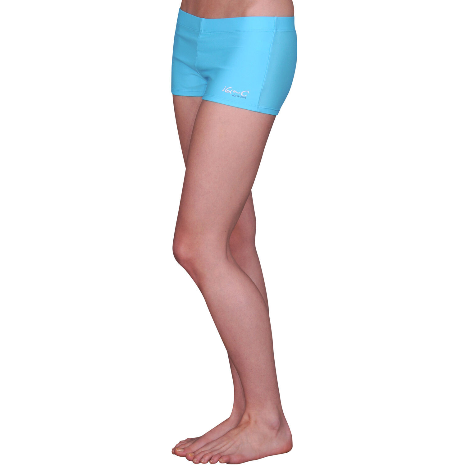 iQ UV 300 Hot Pants Slim Fit Women Damen XXS XS M L turquoise türkis Bikini Spor – Bild 2