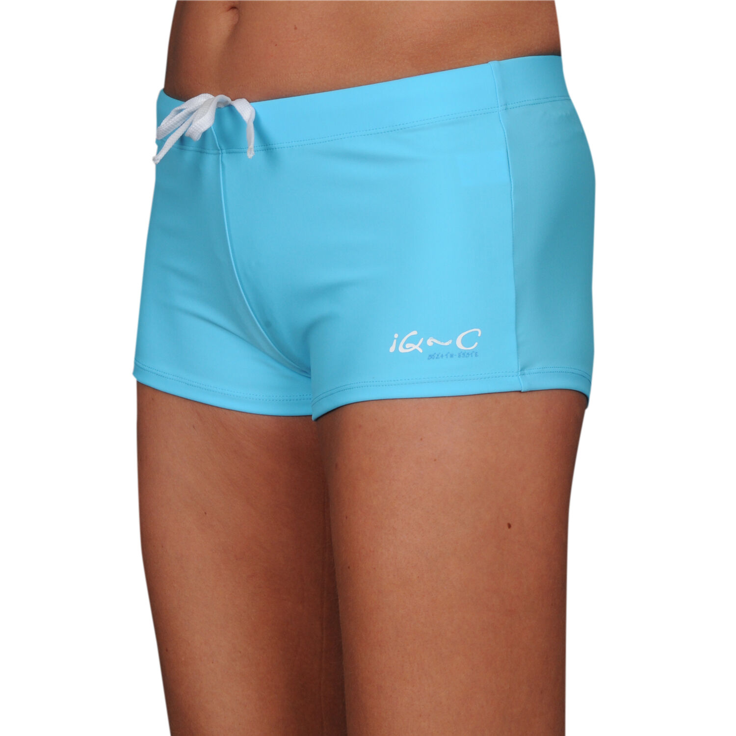 iQ UV 300 Hot Pants Slim Fit Women Damen XXS XS M L turquoise türkis Bikini Spor – Bild 4