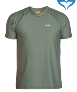 iQ UV 300 Shirt Loose Fit Men Herren S olive grün Schutz Bekleidung Neu
