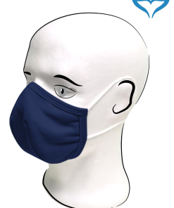 iQ UV Mund Nase Maske navy Classic Alltagsmaske Filter waschbar blau 3 Stück Neu