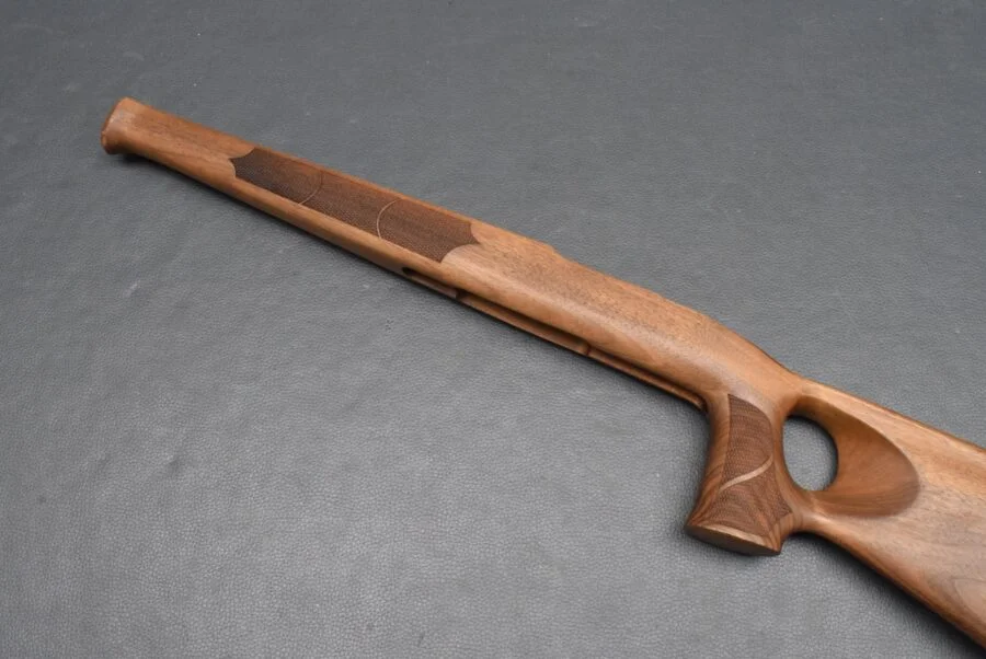 Jagd-Lochschaft für 98er Systeme, links, HK II, Nußbaum, bayr. Backe, Neuware