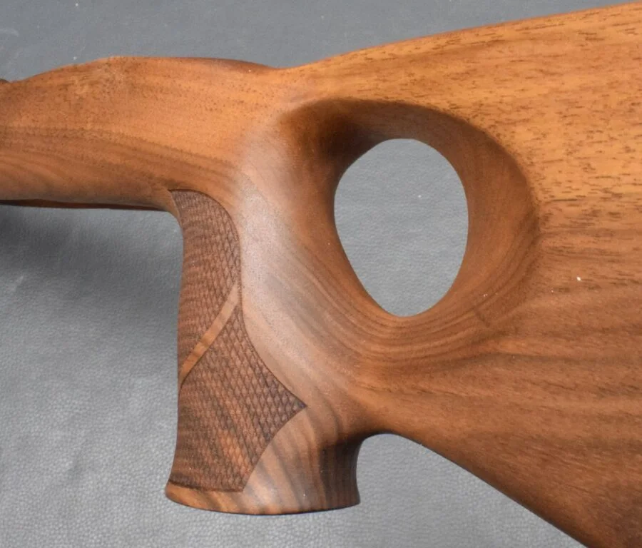 Jagd-Lochschaft für 98er Systeme, links, HK II, Nußbaum, bayr. Backe, Neuware – Bild 8