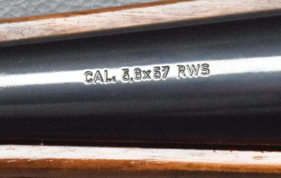 Krico Jagdrepetierer, Kaliber 5,6×57, Stecher, EAW Montagebasen – Bild 4