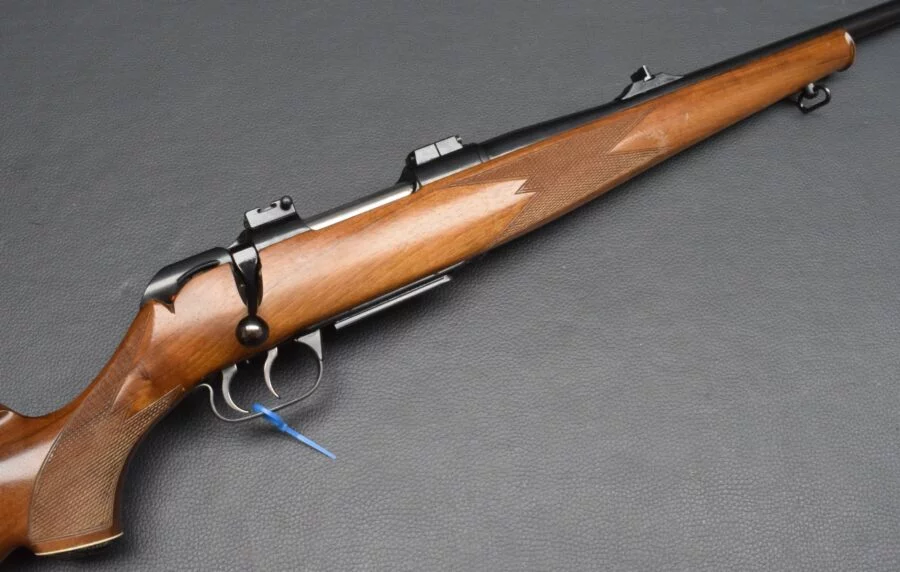 Krico Jagdrepetierer, Kaliber 5,6×57, Stecher, EAW Montagebasen – Bild 5