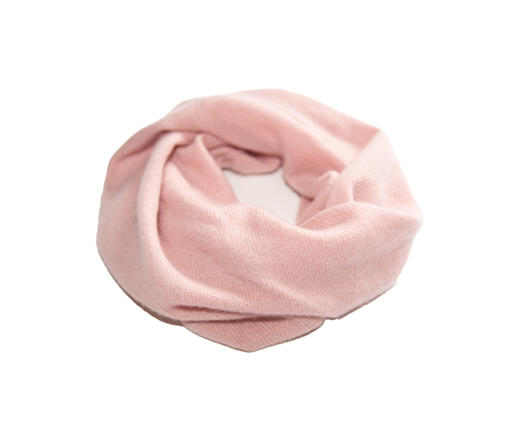 Papa Lobster – Rundschal Kids/Teens, ‚NIKI‘, cameo rose, Kaschmir – Bild 2