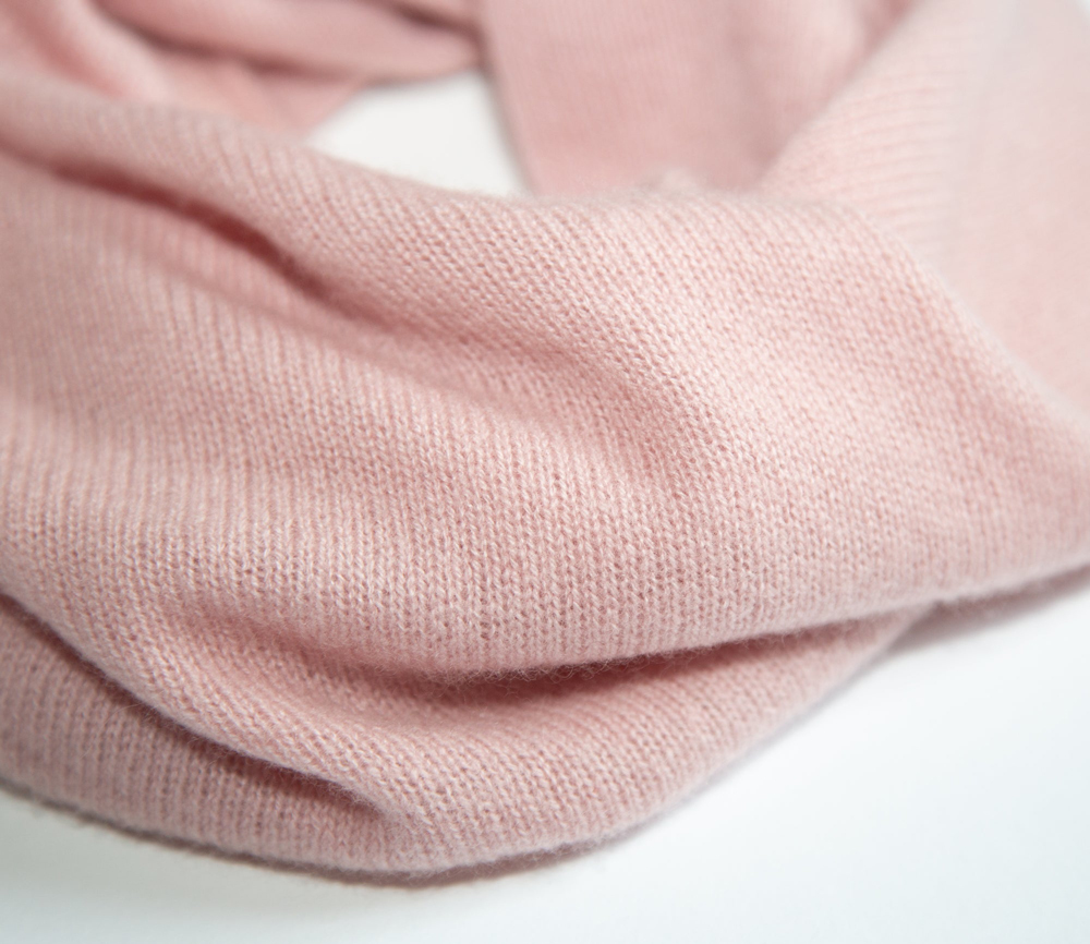 Papa Lobster – Rundschal Kids/Teens, ‚NIKI‘, cameo rose, Kaschmir – Bild 3