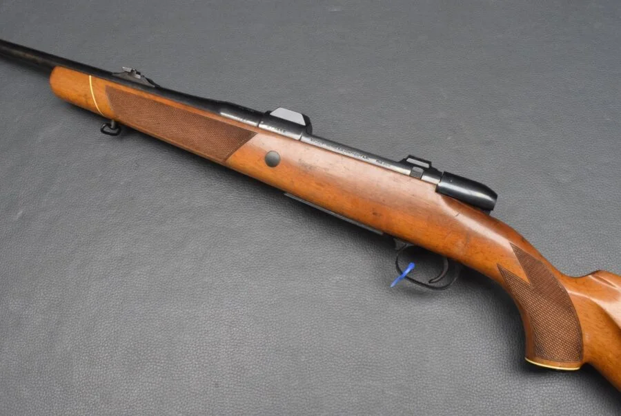 Mauser 2000, Repetierbüchse, Kaliber 7×64. mit Schwenkmontagebasen, gut – Bild 2