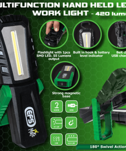 EFS 4×4 X3 LED-Taschenlampe / Taktiklampe / Werkstattlampe / Arbeitslampe