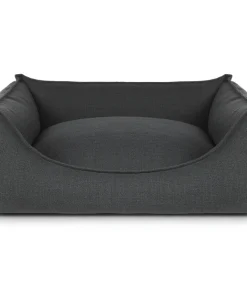 mypado Dreamer Structure Hundebett, waschbar, Made in Germany, 90x70cm, anthrazit (Standard Plus Füllung = Vollschaum)
