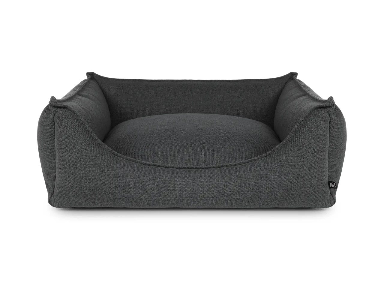 mypado Dreamer Structure Hundebett, waschbar, Made in Germany, 90x70cm, anthrazit (Standard Plus Füllung = Vollschaum) – Bild 2