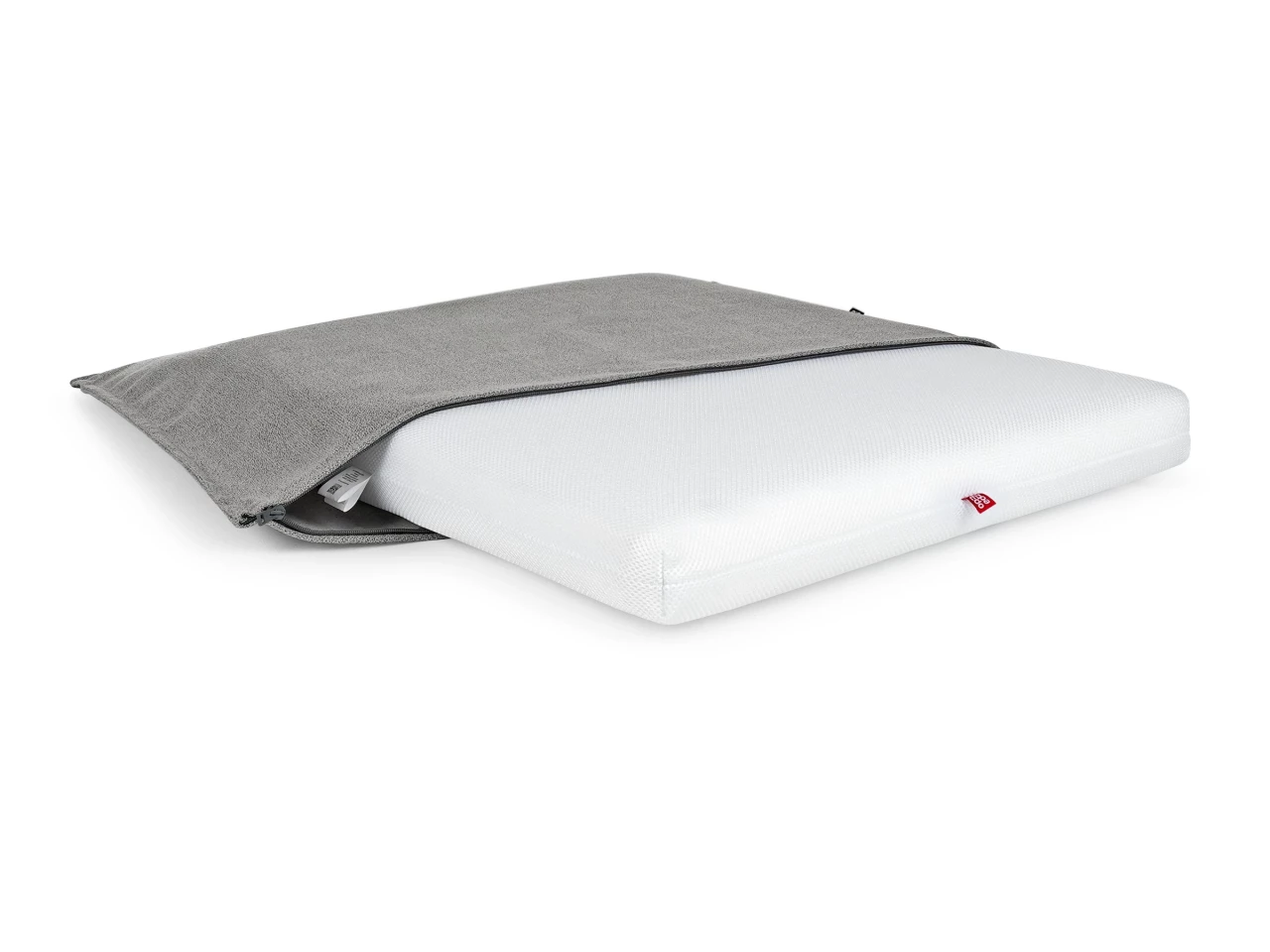 mypado Dreamer Structure Hundebett, waschbar, Made in Germany, 90x70cm, anthrazit (Standard Plus Füllung = Vollschaum) – Bild 3