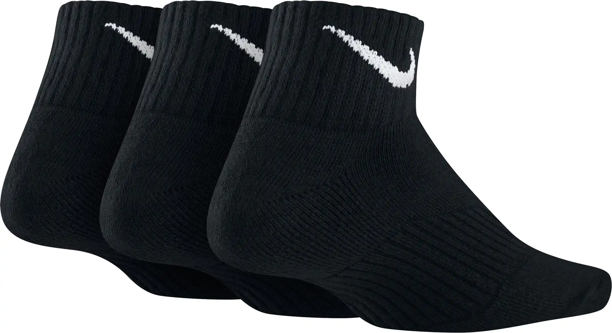 3P YTH CTN CUSH QTR W/ MOIST M BLACK/(WHITE) – Bild 3