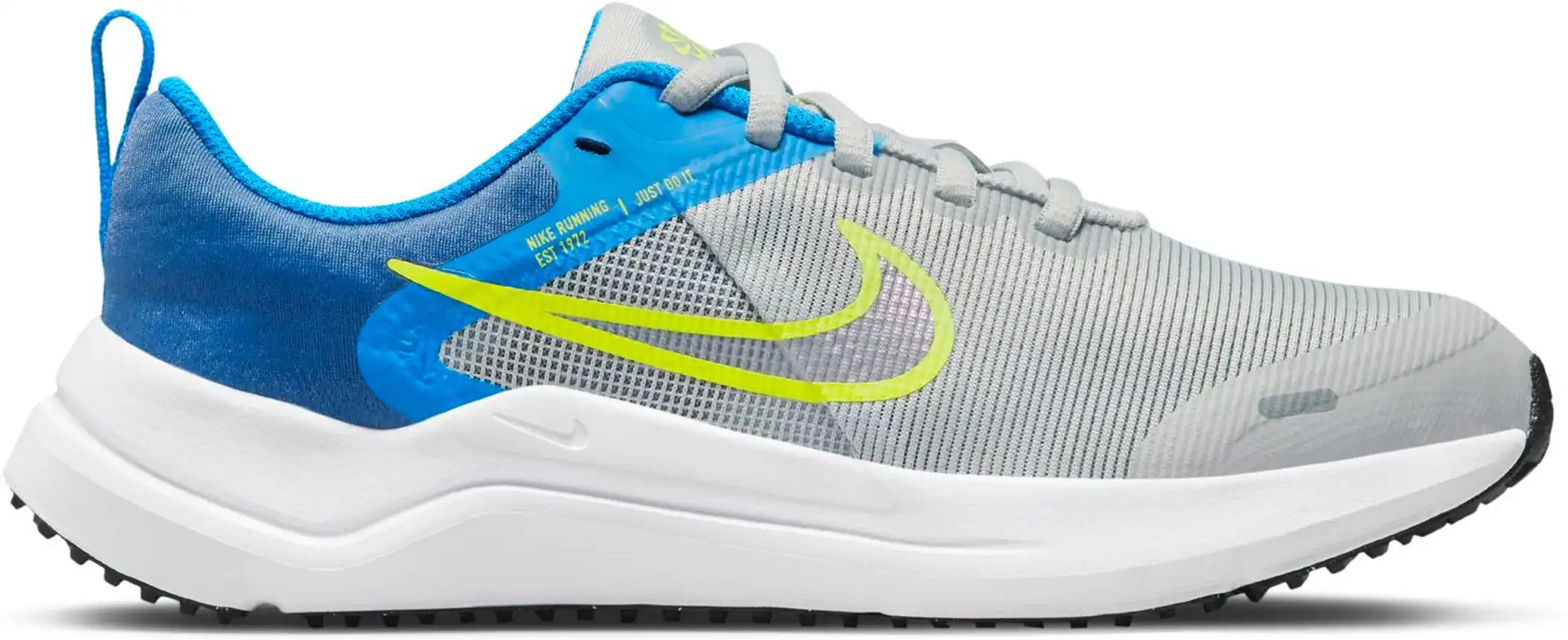 NIKE DOWNSHIFTER 12 BIG KIDS' GREY FOG/GREY FOG-FLAT PEWTER