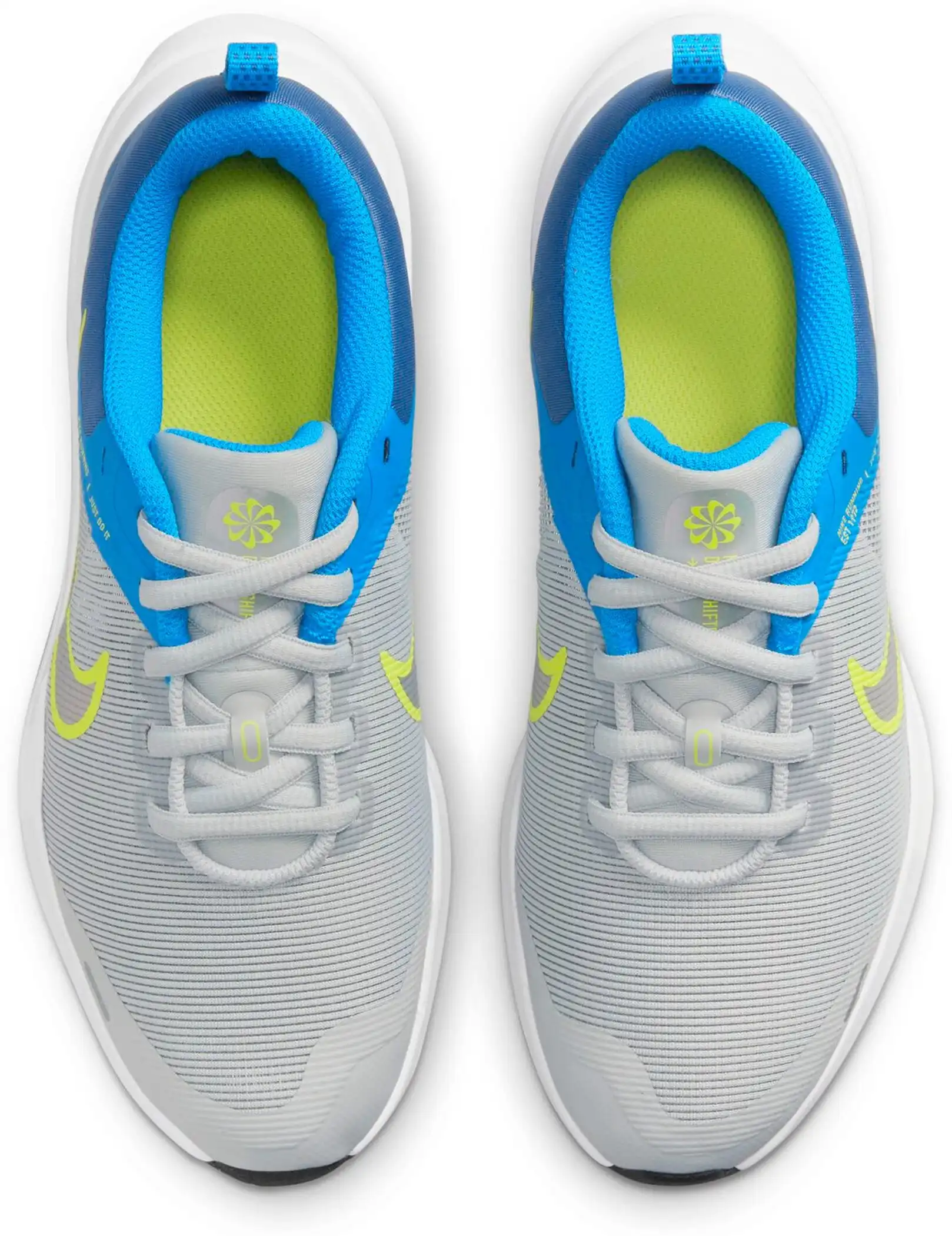 NIKE DOWNSHIFTER 12 BIG KIDS' GREY FOG/GREY FOG-FLAT PEWTER – Bild 4