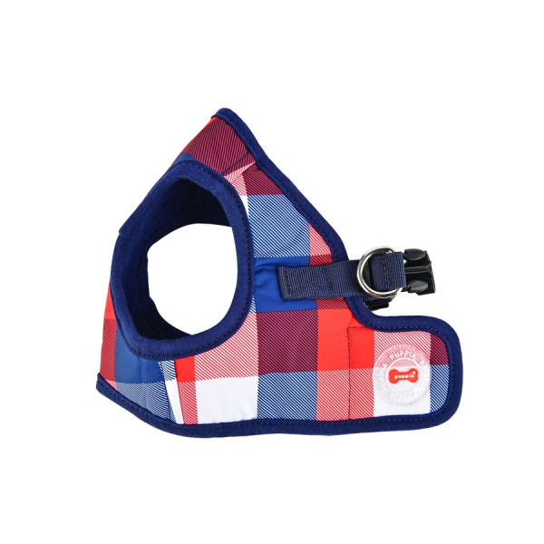 Westen-Geschirr, Quinn, Karo blau (Puppia) S, L – Bild 4