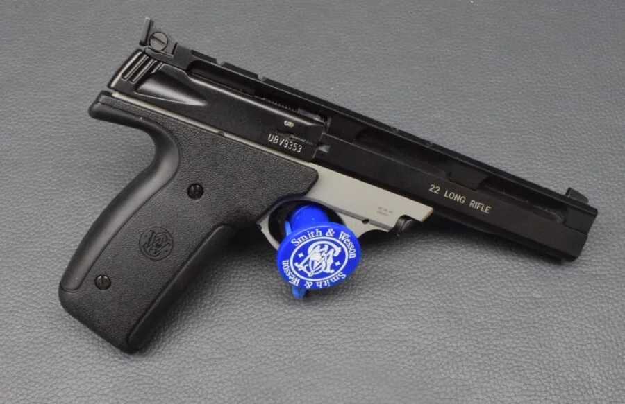 Smith & Wesson 22A-1 Pistole, 4,1/4″ , Kaliber 22lr, sehr gut – Bild 3