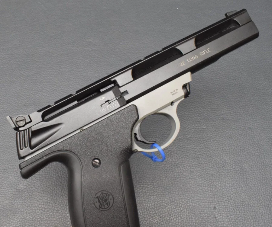 Smith & Wesson 22A-1 Pistole, 4,1/4″ , Kaliber 22lr, sehr gut – Bild 4