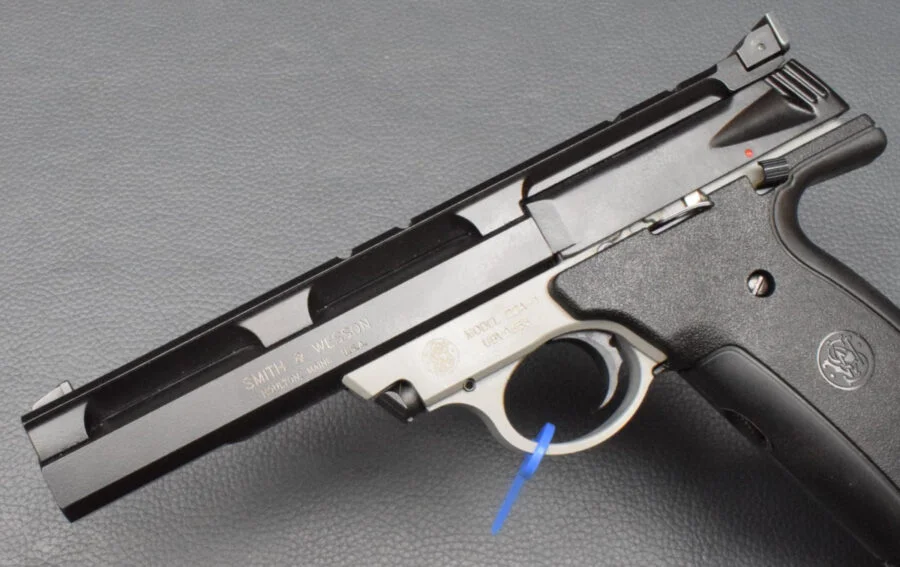 Smith & Wesson 22A-1 Pistole, 4,1/4″ , Kaliber 22lr, sehr gut – Bild 5