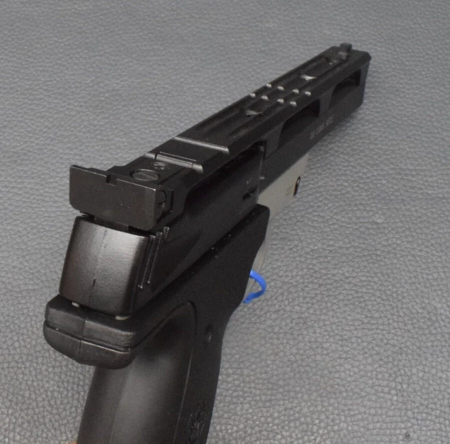 Smith & Wesson 22A-1 Pistole, 4,1/4″ , Kaliber 22lr, sehr gut – Bild 7