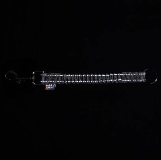 Rukka Pets Ruckdämpfer, Leinenverlängerung, dämpft das Ziehen, schwarz (M, L) – Bild 4