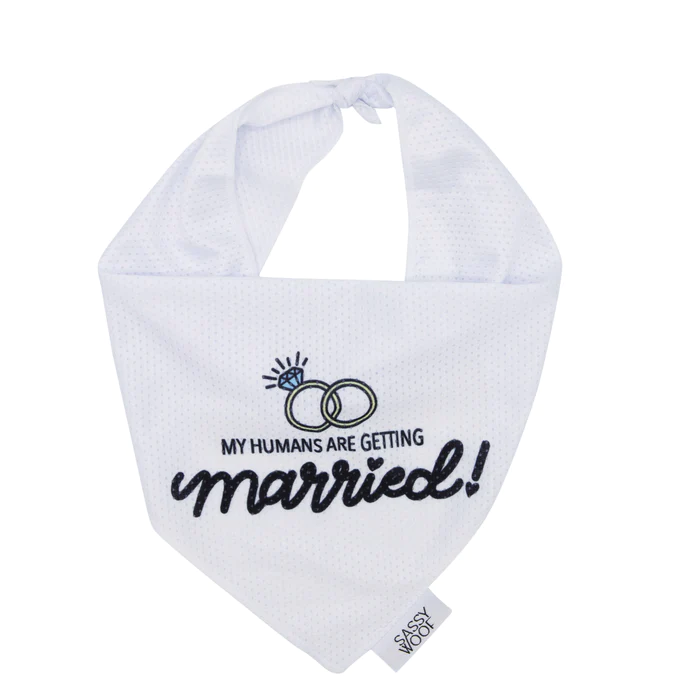 Hunde-Bandana „my humans are getting married“ <3 (S)