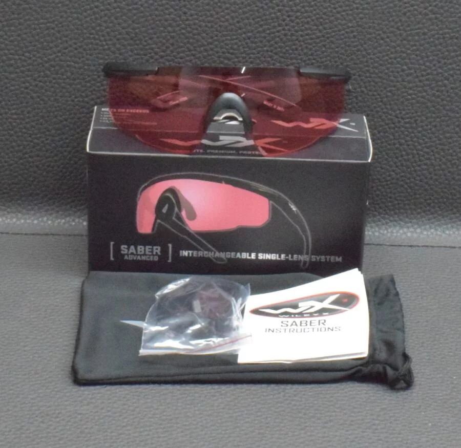 Wiley X Schutz-Sicherheitsbrille, Saber Advanced Zinnoberrot, Neuware zum Sonderpreis! – Bild 3