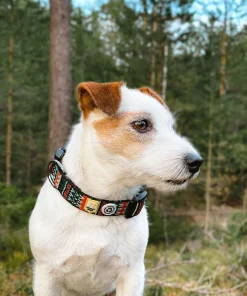 Woolly Wolf „Woodland“ Halsband, 100% recyceltes Polyester, äußerst langlebig (XS, M, L)