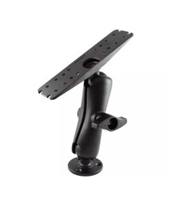 RAM MOUNTS AUFBAU-SET – RUNDE BASISPLATTE (93,5 MM DURCHMESSER), MITTLERER VERBINDUNGSARM, ADAPTERPLATTE (279 X 76 MM), D-KUGEL (2,25 ZOLL), IM POLYBE