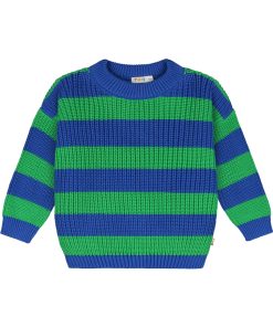 YUKI – Knitted Sweater, PEACOCK, Bio Baumwolle