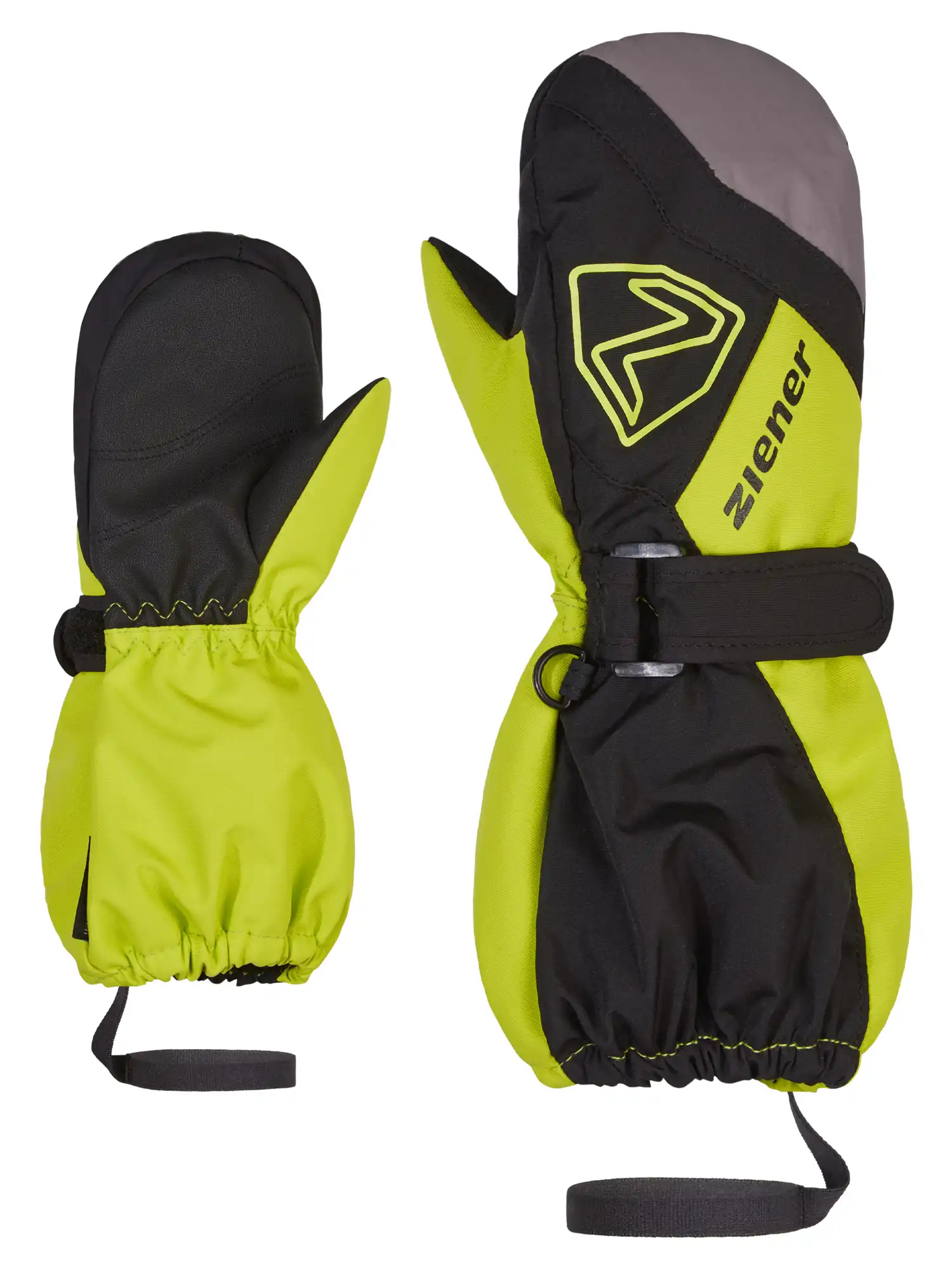 LAURUS AS(R) MITTEN glove juni black.lime